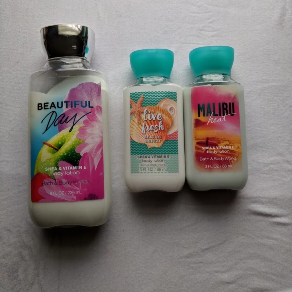 bath and body works lotion!
